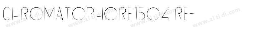 Chromatophore1504 Re字体转换